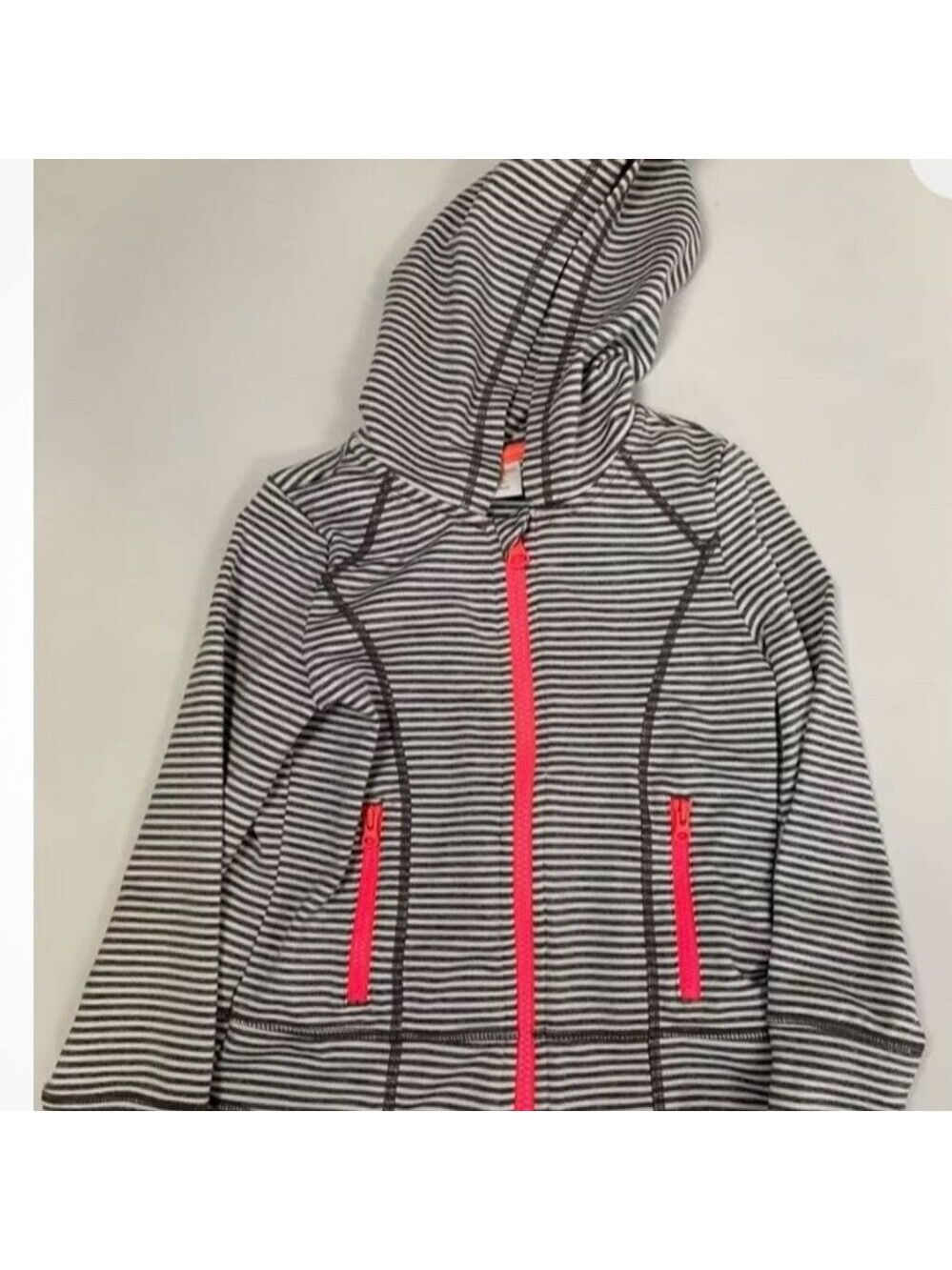 Lukka Kids Hooded Striped Jacket XS Multicolor Full Zip Casual Fall